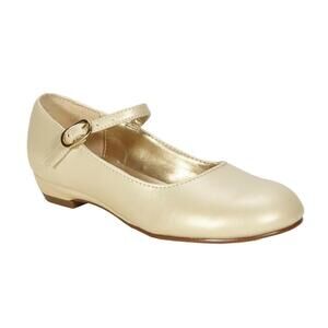 NWOT Nina Lil Seeley Champagne Pearl Mary Jane Walker Dress Shoes- Size 6M